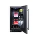 Summit ALR15BSS 15" Built-in or Freestanding Undercounter Refrigerator in Black, w/ Stainless Steel Door, 2.2 cu. ft. 4 image