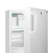 Summit ALRF48 20" Built-in or Freestanding Undercounter Refrigerator Freezer in White, 2.68 cu. ft. 8 image
