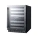 Summit ALWC532 24" Glass Door Wine Refrigerator, Dual Temperature, 46 Bottles 2 image