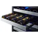 Summit ALWC532 24" Glass Door Wine Refrigerator, Dual Temperature, 46 Bottles 7 image