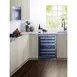 Summit ALWC532 24" Glass Door Wine Refrigerator, Dual Temperature, 46 Bottles 8 image