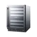 Summit ALWC532CSS 24" Glass Door Wine Refrigerator, Dual Temperature, 46 Bottles 2 image