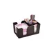 American Metalcraft BAR6 Bar Organizer, 6-Comp Black Plastic, 9-1/2" L x 5-3/4" W x 4-1/8" H Caddy 1 image