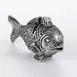 American Metalcraft CHPF Card Holder – Whimsical Polyresin Fish Menu Card Stand 1 image