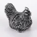 American Metalcraft CHPH - Polyresin Card Holder, Hen Design, 4" H x 6" W, Resin 1 image
