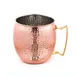 American Metalcraft CM96H Moscow Mule Mug, 96 oz, Hammered Copper, 6" Dia x 6-5/8" H, 8" W Handle 1 image