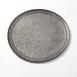 American Metalcraft GTP14 Tray, 14" Dia x 3/8" Height, 6mm Thick Galvanized with Onyx Finish 1 image