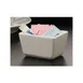 American Metalcraft SPP326 Sugar Packet Holder Ceramic 3-1/2" L x 2-1/2" W x 2" H Tabletop Caddy 1 image