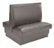 American Tables & Seating AD-42 GR5 46"L Double Plain Back, Fully Upholstered Booth, 42" Height 1 image