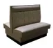 American Tables & Seating AD-426-D GR5 30"L Double Deuce 6 Channel Back, Fully Upholstered Booth, 42" Height 1 image