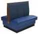 American Tables & Seating AD-483 GR5 46"L Double 3 Channel Back, Fully Upholstered Booth, 48" Height 1 image