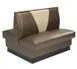 American Tables & Seating AD-48VN GR6 46"L Double V Shape Back, Fully Upholstered Booth, 48" Height 1 image