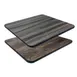 American Tables & Seating ADL3048-GY/BN Rectangular 30" X 48" Laminate Reversible Table Top, T-Mold Edge 1 image