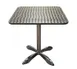 American Tables & Seating AL3030 Square 28" X 28" Dining Height Indoor Pedestal Table 1 image