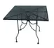 American Tables & Seating ALM3636 36" X 36" Square Open Mesh Top Standard Height Outdoor Table 1 image