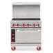 American Range AR-12G-4B-C 36" Gas Restaurant Range w/ (4) Open Burners, 12" Griddle, (1) Convection Oven, 178.000 BTU 1 image