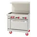 American Range AR-3RB-C 36" Gas Restaurant Range w/ 36" Full Radiant Charbroiler, (1) Convection Oven, 125.000 BTU 1 image