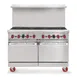 American Range AR-48G 48" Gas Restaurant Range w/ (1) 48" Full Griddle, (2) Space Saver Ovens, 134.000 BTU 1 image