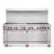 American Range AR-60G 60" Gas Restaurant Range w/ (1) 60" Full Griddle, (2) Standard Ovens, 170.000 BTU 1 image