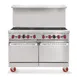 American Range AR-8 48" Gas Restaurant Range w/ (8) Open Burners, (2) Space Saver Ovens, 310.000 BTU 1 image