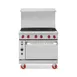 American Range ARGF-8 48" Gas Restaurant Range w/ (8) Open Burners, (2) Space Saver Ovens, 254.000 BTU 1 image