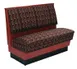 American Tables & Seating AS-366 GR4 46"L Single 6 Channel Back, Upholstered Booth, 36" Height 1 image
