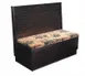 American Tables & Seating AS42-WBB-PS GR5 46"L Single Bead Board Back, Wood Platform Seat, 42" Height 1 image