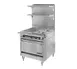 American Range HD34-1HT-2-O 34" Gas Heavy Duty Range w/ (2) Open Burners, (1) 17" Hot Top, (1) Cabinet Base, 114.000 BTU 1 image