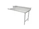 American Tables & Seating MET-CDT-60R 60" Clean Straight Dishtable w/ Right Table, 9" Backsplash, Stainless Steel Legs 1 image