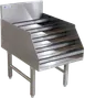 ATS MET-LQDR-3625 5‑Tier Stainless Steel Bottle Display, 36"x25"x30", 45‑Bottle, NSF 1 image