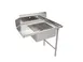 American Tables & Seating MET-SDT-36R 36" Straight Design Soiled Dishtable w/ Right Table, Pre-Rinse Sink, 9" Backsplash 1 image