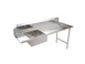 American Tables & Seating MET-SDT-72R 72" Straight Design Soiled Dishtable w/ Right Table, Pre-Rinse Sink, 9" Backsplash 1 image