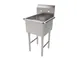 American Tables & Seating MET-SE-18181N 21" One Compartment Sink, 18"W x 18"L Bowl Without Drainboards 1 image