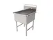 American Tables & Seating MET-SEH-24241N 27" One Compartment Sink, 24"W x 24"L Bowl Without Drainboards 1 image