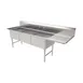 American Tables & Seating MET-SEH-24243R 99" Three Compartment Sink, 24"x24" Bowl With Right-Hand 1 image