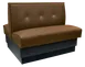 ATS QAD-36TB-3 Double 46"L Tufted Back Upholstered Restaurant Booth, 36"H, Hardwood Frame, Vinyl Finish 1 image