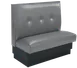 ATS QAS-42TB-3 Single 46"L Upholstered Tufted Back Booth, 42"H, Removable Foam Seat, Hardwood Frame 1 image