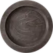 ATS UR8 Wood Underliner, 7-3/4" Diameter Round, Walnut Stain, Hand Wash Only, Wood Material - 1/Case 1 image