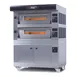 AMPTO AMALFI B2X 52" Electric Pizza Oven, Double Deck, (12) 12" or (4) 18" Pizza Capacity 1 image