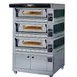 AMPTO P110G A3X 58" Triple Deck Gas Pizza Oven  1 image