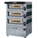 Moretti Forni P110G B3 44" Gas Pizza Deck Oven, 3‑Deck Brick, 44"×7" Chambers, 296.856 BTU, 1 image