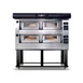Moretti Forni P120E B2 49" Electric Pizza Deck Oven, 2-Deck Brick, Dual-Power 1 image