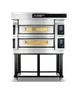 Moretti Forni S100E2 37" Electric Pizza Deck Oven, Double Deck, Refractory Brick, Dual-Power Heat, 9kW 1 image