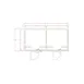 American Panel 8X16-I Indoor Walk-In Cooler/Freezer Combo, Self Contained, 8'/8' Split, Floorless Cooler 1 image