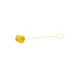 AllPoints 1071133 Dust Cap, 6"L, For Eye Wash Station, Plastic, Yellow 1 image