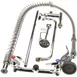AllPoints 115153 Wall Mount EasyInstall Spring Action Pre-Rinse w/ 12" Add-On Nozzle 1 image