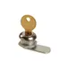 AllPoints 1412109 Waste Receptacle Lock with Key 1 image