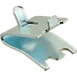 AllPoints 1481201 Pilaster Clip with Tab, Zinc Plated Steel, 2" Length, Sold Per Pack 1 image