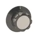 AllPoints 221106 Control Knob, 2" Od X 1"D X 1/4" Id, Black, Plastic 1 image