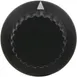 AllPoints 221637 Dial W/ Pointer, Black W/ White Indicator, 1-3/4" Dia 1 image